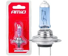 Halogeninė lemputė H7 12V 55W itin balta 1 vnt. blisterinėje pakuotėje amio-03364