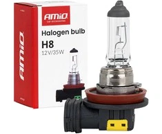 Halogeninė lemputė H8 12V 35W PGJ19-1 amio-04516