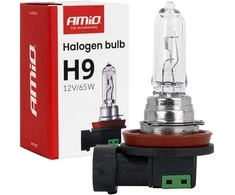 Halogeninė lemputė H9 12V 65W PGJ19-5 amio-04518
