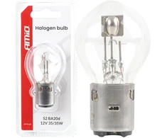 Halogeninė lemputė s2 12v 35/35w ba20d lizdinė plokštelė amio-04919