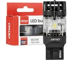 „Lumitec T20S 7440 W21W“ LED lemputė 12 V, „Full Canbus“, balta, 1 vnt. amio-04686