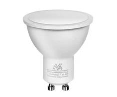 Żarówka „Maclean“ LED lemputė, GU10, 7 W, 220–240 V, 50/60 Hz, šiltai balta, 3000 K, 490 liumenų, MCE437 WW