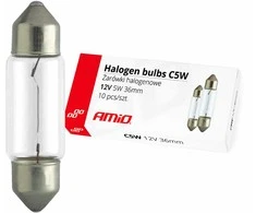 Amio Halogeninės lemputės C5W 36mm 12V 10vnt.
