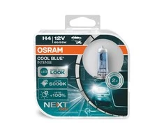 Osram lemputės, H4, COOL Mėlynas Intense, NextGen, 5000K 60/55W 64193
