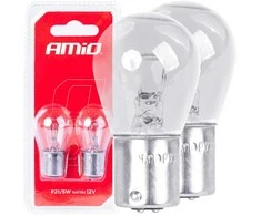 Halogeninės lemputės P21/5W Bay15D 12V 2vnt. blisteryje amio-03353