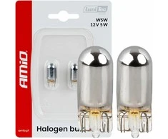 Halogeninės lemputės WY5W 12V5W „lumitec“ chromuotos, 2 vnt. amio-04628