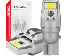 LED lemputės Canbus T15 W16W 2SMD 3570 baltos 12V 24V amio-04257