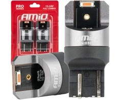 LED lemputės „Full Canbus Pro W21/5W“ 2x1860 SMD raudonos 12 V 24 V amio-03602