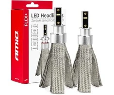 LED žibintų lemputės FLEX+ Series H3 canbus 6000K 12-24V AMIO-03656
