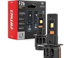 LED automobilinės lemputės H3 F26 PRO LumiTec LIMITED +130% DUO FULL CANBUS 12V/24V AMIO-04870