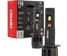 LED automobilinės lemputės H1 F26 PRO LumiTec LIMITED +130% DUO FULL CANBUS 12V/24V AMIO-04869