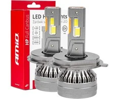 LED žibintų lemputės HP Series H4/H19 12-24V AMiO-03673