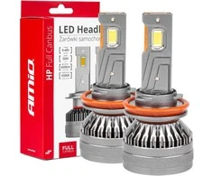 LED žibintų lemputės HP Series H8/H9/H11/H16 Canbus AMiO-03677