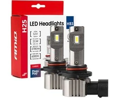 LED žibintų lemputės H25 CANBUS HB3 9005 12V 31W, AMIO-04714