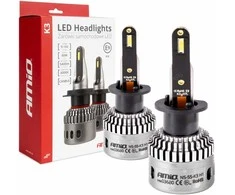 LED žibintų lemputės K3 Series H1 12V 6000K canbus AMIO-03680