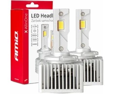 LED automobilių lemputės x serijos allinone d1s d3s d8s 6000k canbus amio-03669
