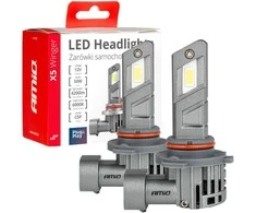 LED žibintų lemputės X5-series WINGER HB3 6000K max 50W AMIO-03948