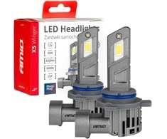 LED automobilių lemputės x5 serijos winger hir2 6000k canbus amio-03950
