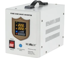 KEMOT PROsinus-800 avarinio maitinimo keitiklis su gryna sinusine banga ir įkrovimo funkcija 12V 230V 800VA / 500W