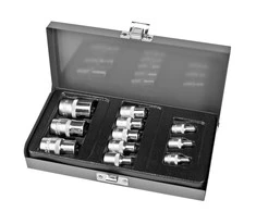Zest.11 11 CV galvučių rinkinys su Torx galvutėmis: 1/2-3/8-1/4'', E4-20 proline