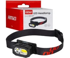 Akumuliatorinis LED galvos žibintas XPG+COB 1000mAh AMIO-04663