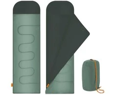 A spring-summer envelope-style sleeping bag Spokey COZY PLUS