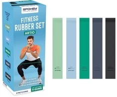 Treniruoklių rinkinys (5 vnt.) su skirtingo lygio pasipriešinimu Spokey ARTIO
