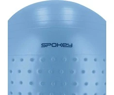 Gimnastikos kamuolys su įdėklais masažui ir pompa "Spokey HALF FIT