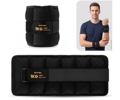 Spokey Rinkinys 2 obciążeń na nadgarstki lub kostki Spokey ACTIVE FORM 1kg