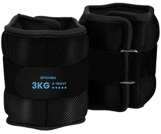 Spokey Rinkinys 2 obciążeń na nadgarstki lub kostki Active Form 3kg (Rinkinys 2 obciążeń na nadgarstki lub kostki Spokey ACTIVE FORM 3kg)