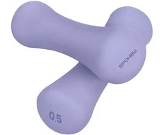 Set of neoprene dumbbells Spokey BONE 2x 0,5kg