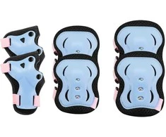 Vaikiškų kelių, riešų ir alkūnių įtvarų rinkinys Spokey SHIELD