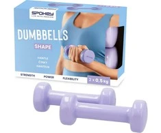 Vinilinių hantelių rinkinys Spokey SHAPE 2x 0,5kg