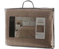 Eurofirany CHON/LINAS/3/C.BEIGE 220X240 C.BEIGE Lovatiesė Lovatiesė