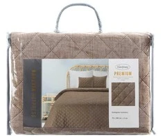 Eurofirany CHON/LINAS/1/C.BEIGE 170X210 C.BEIGE Lovatiesė Lovatiesė