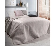 Eurofirany CHON / SOFIA / BEIGE 170X210 BEIGE Lovatiesė Lovatiesė