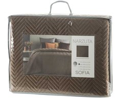Eurofirany CHON/SOFIA/BROWN 70X160 RUDA Lovatiesė Lovatiesė
