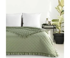 Lovatiesė Eurofirany CLASSIC VANESA, dygsniuota karšto spaudimo (hot press) technika, 200 x 220 cm, spalva: žalia