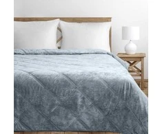 Eurofirany CHON/VELVET1/SRE 170X210 SREB Lovatiesė Lovatiesė