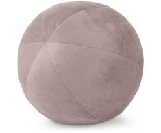 Dekoratyvinė kamuoliuko formos pagalvė Eurofirany GAJA/4, ∅ 24 cm, spalva: rusva