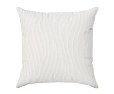 Eurofirany LILI Minkšto aksomo pagalvės užvalkalas, 40X40 cm, spalva: balta