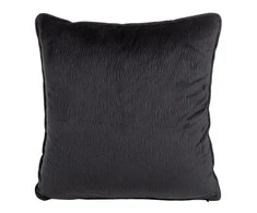 Eurofirany LILI Minkšto aksomo pagalvės užvalkalas, 40X40 cm, spalva: juoda