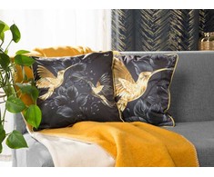 Eurofirany Eurocurtains CHP/VELVET/135 45X45 Juodas + GOLD