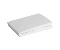 Eurofirany DESIGN 91 Medvilninė paklodė su guma JERSEY, 140X200+30CM, 125 g/m2 , spalva: balta