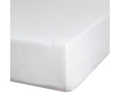 Eurofirany DESIGN 91 Medvilninė paklodė su guma JERSEY, 140X200+30CM, 125 g/m2 , spalva: balta