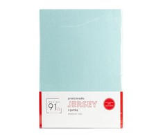Eurofirany DESIGN 91 Medvilninė paklodė su guma JERSEY, 140X200+30CM, 125 g/m2 , spalva: mėtų