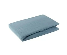 Eurofirany DESIGN 91 Medvilninė paklodė su guma JERSEY, 140X200+30CM, 125 g/m2 , spalva: tamsiai mėlyna