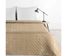 Eurofirany D91/N/BLINK/1 220X240 BEIGE+SIDABRAS Lovatiesė Lovatiesė