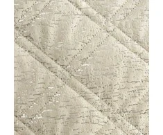 Eurofirany Dekoratyvinė lovatiesė 220x240 cm, langelių raštas, velvetinis audinys, švelni, miegamojo dekoras, svetainės užtiesalas Lovatiesė
