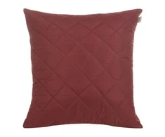 Eurofirany DESIGN 91 ALARA / 3 Pagalvės užvalkalas su geometriniu raštu, dygsniuotu karšto spaudimo būdu (hot press), 40X40 cm, spalva: bordinė
